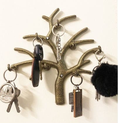 Creative Tree Design Key Holder, 7 Hooks Tree Key Holder, New Decorative Tree Shaped Metallic Antique Design Wall Mounted Key Holder, Wall Mount Key Holder For Home Decoration Creative Tree Design Key Holder, 7 Hooks Tree Key Holder, New Decorative Tree Shaped Metallic Antique Design Wall Mounted Key Holder, Wall Mount Key Holder For Home Decoration